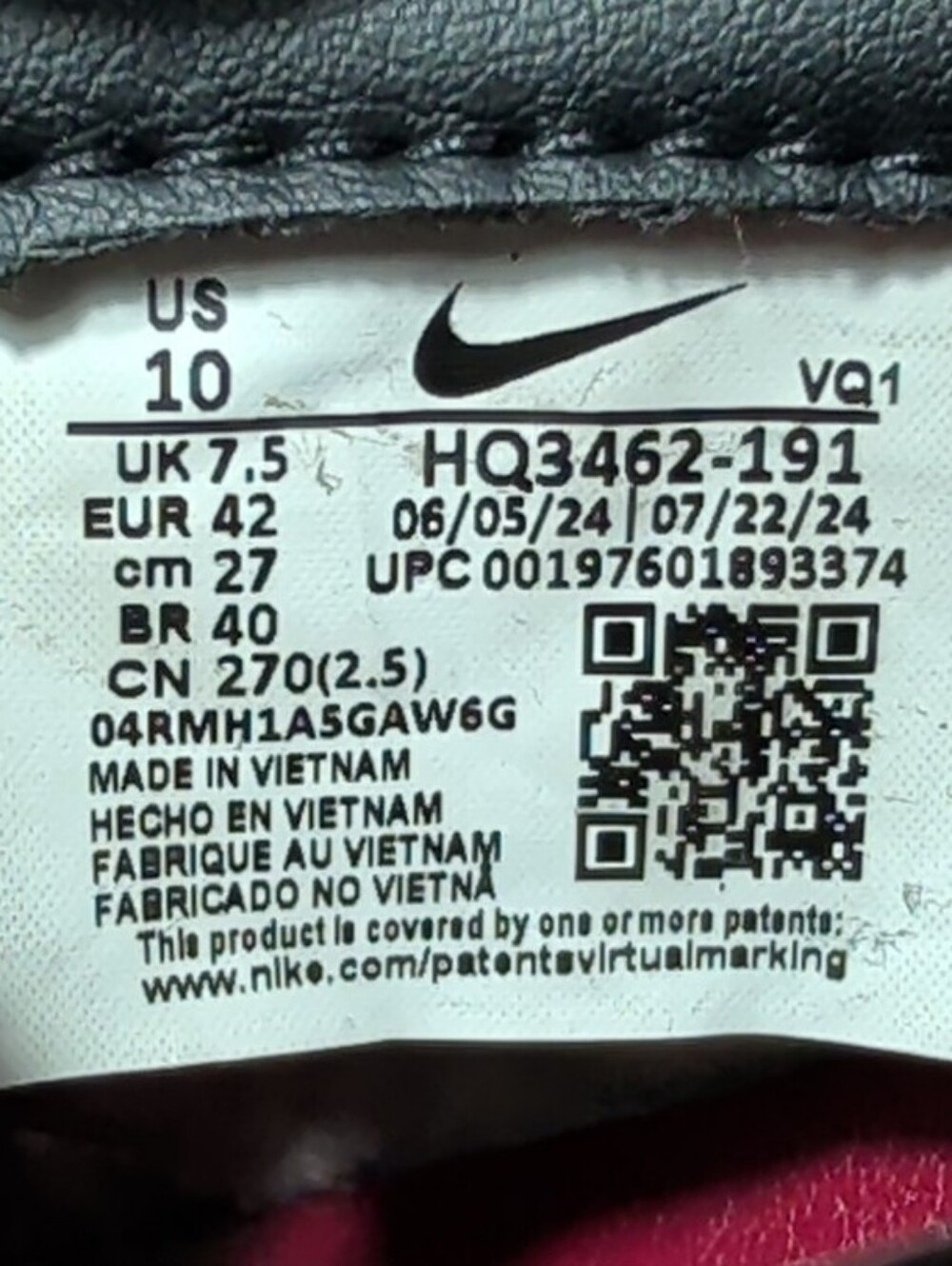 Nike Dunk Low LX Glitter swoosh 'White Light Smoke Grey' size 10 HQ3462-191 - Picture 12 of 12